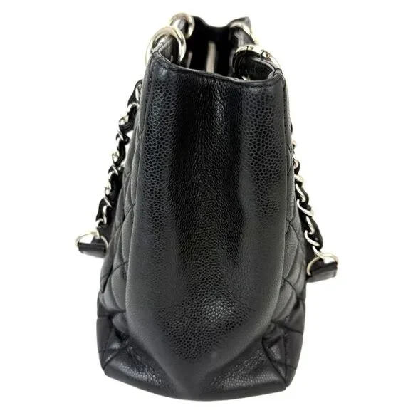 Chanel Caviar Quilted Black Grand Shopping GST Tote Bag - Picture 3 of 8